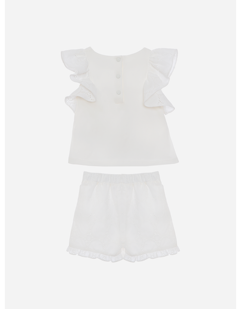 Patachou Patachou - Set Floriane wit