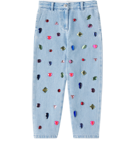 Stella McCartney Stella McCartney - Jeans met kleurstenen