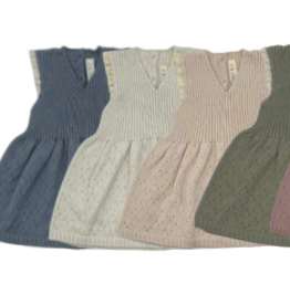 Li & Me Li & Me - Knitted kleed - Ballet (oud roze)
