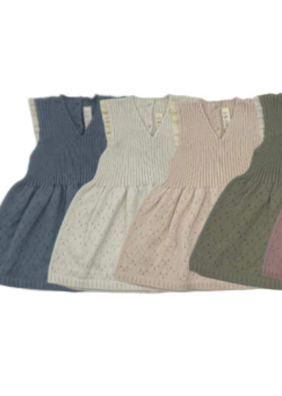Li & Me Li & Me - Knitted kleed - Ballet (oud roze)