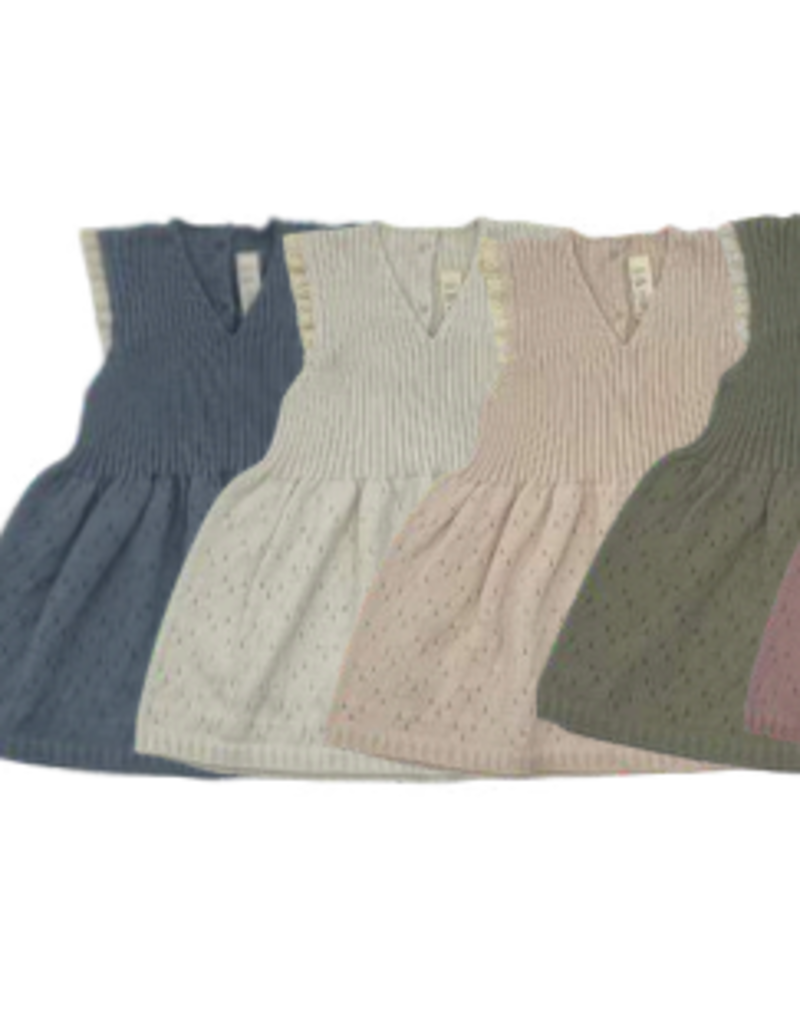 Li & Me Li & Me - Knitted kleed - Ballet (oud roze)