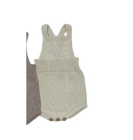 Li & Me Li & Me - Knitted Romper - toasted