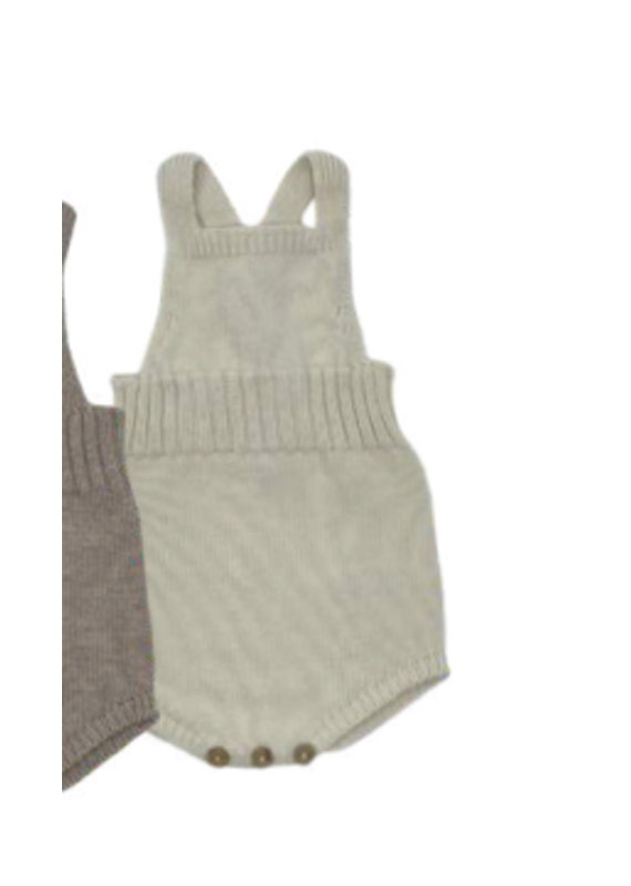 Li & Me Li & Me - Knitted Romper - toasted
