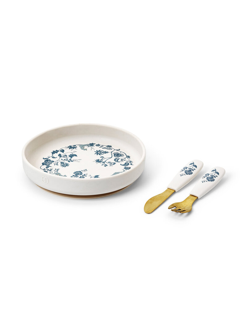 elodie details Elodie Details - Set Bord - lepel en vork - silicone  Leo Toile