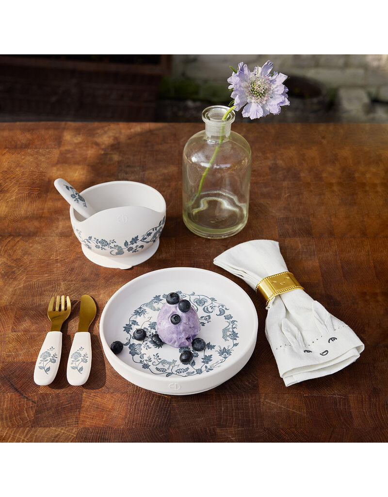 elodie details Elodie Details - Set Bord - lepel en vork - silicone  Leo Toile