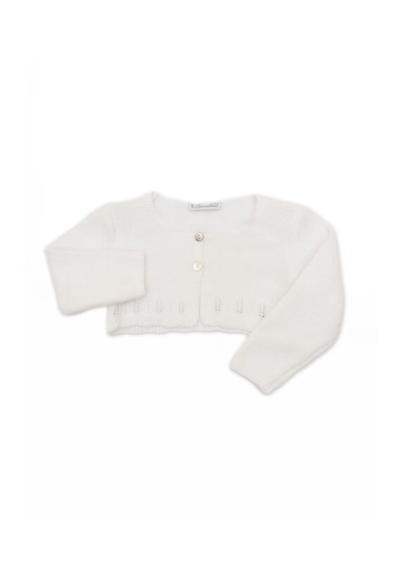 Barcellino barcellino- witte cardigan