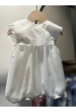 Barcellino Body jurk met frul kraag vlinders