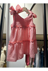 Lalalù- geruit kleedje met strikjes