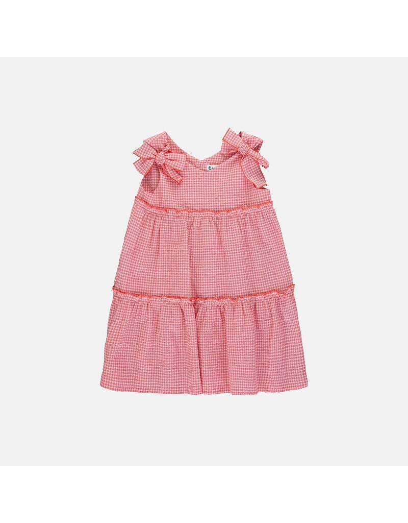 Lalalù- geruit kleedje met strikjes