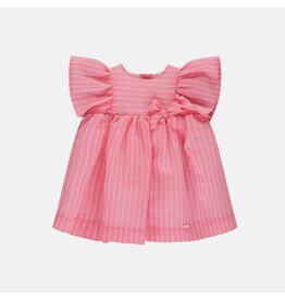 Lalalù - roze wit gestreept kleedje