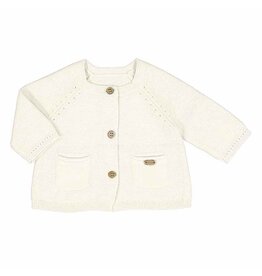 mayoral Mayoral - Knitted cardigan long - off white