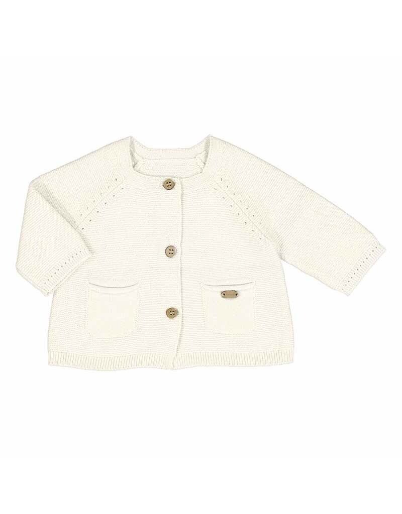 mayoral Mayoral - Knitted cardigan long - off white