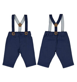 mayoral Mayoral - Broek met bretellen- blauw