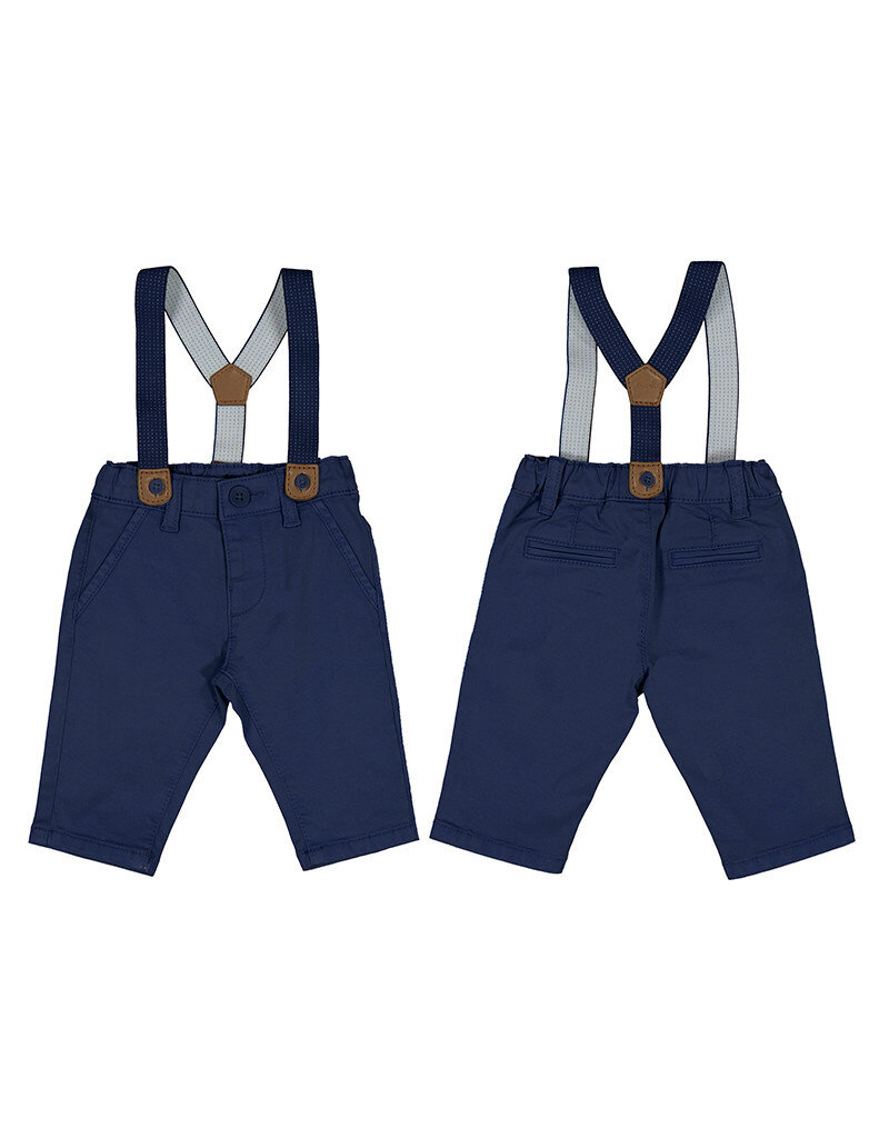 mayoral Mayoral - Broek met bretellen- blauw