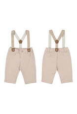 mayoral Mayoral - Broek met bretellen- beige