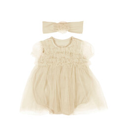 mayoral Mayoral - Ceremonie onsie met haarband