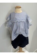 Chloé Chloé - Linnen short - donker blauw