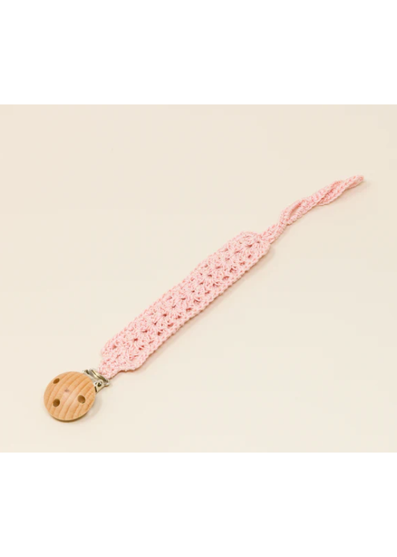 Yaarn Yaarn - Pacifier strap light blush