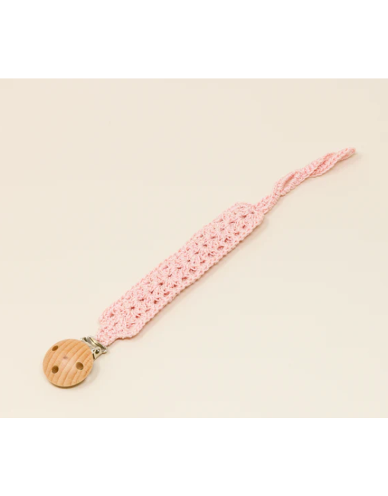 Yaarn Yaarn - Pacifier strap light blush