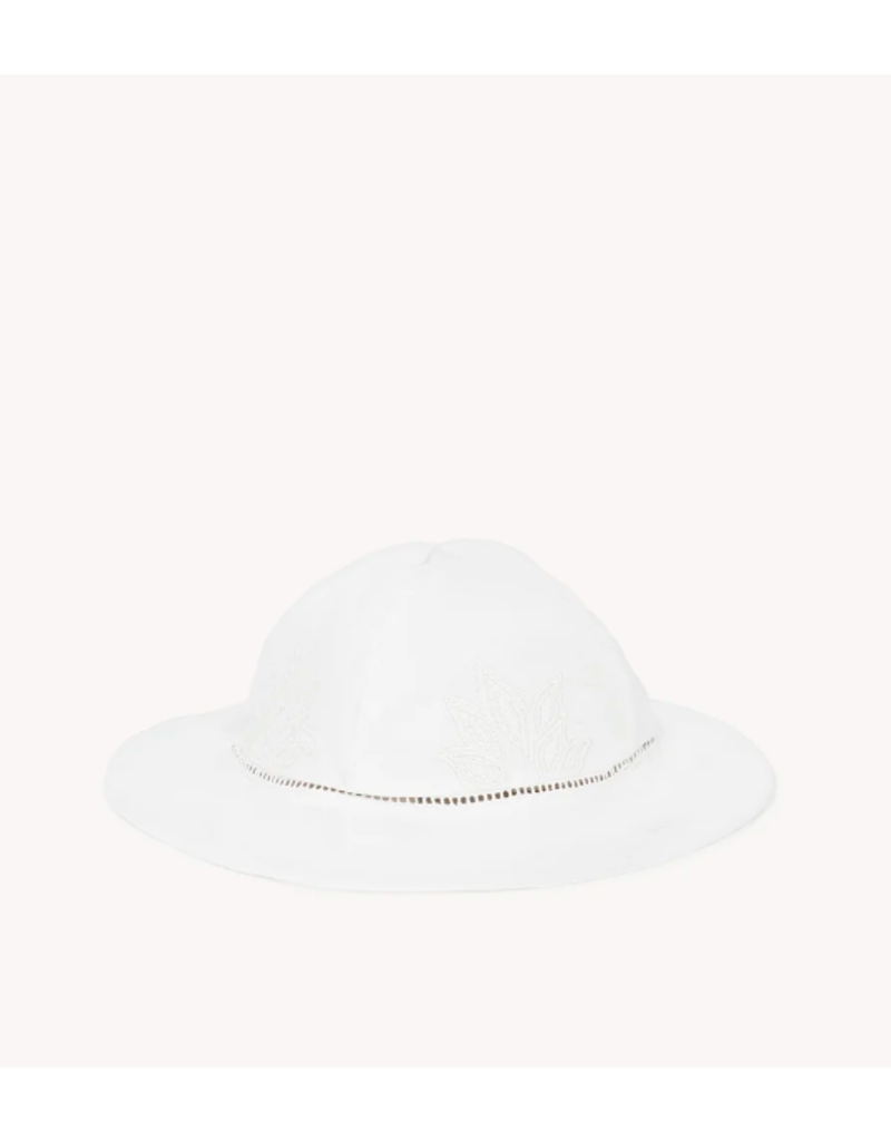 Chloé Chloé - witte jurk met hoedje