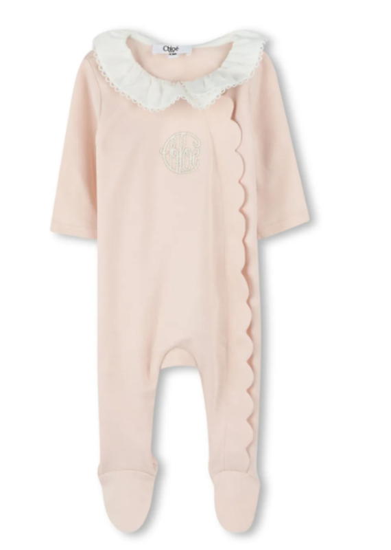 Chloé Chloé - Newborn set - Kruippakje roze en slab