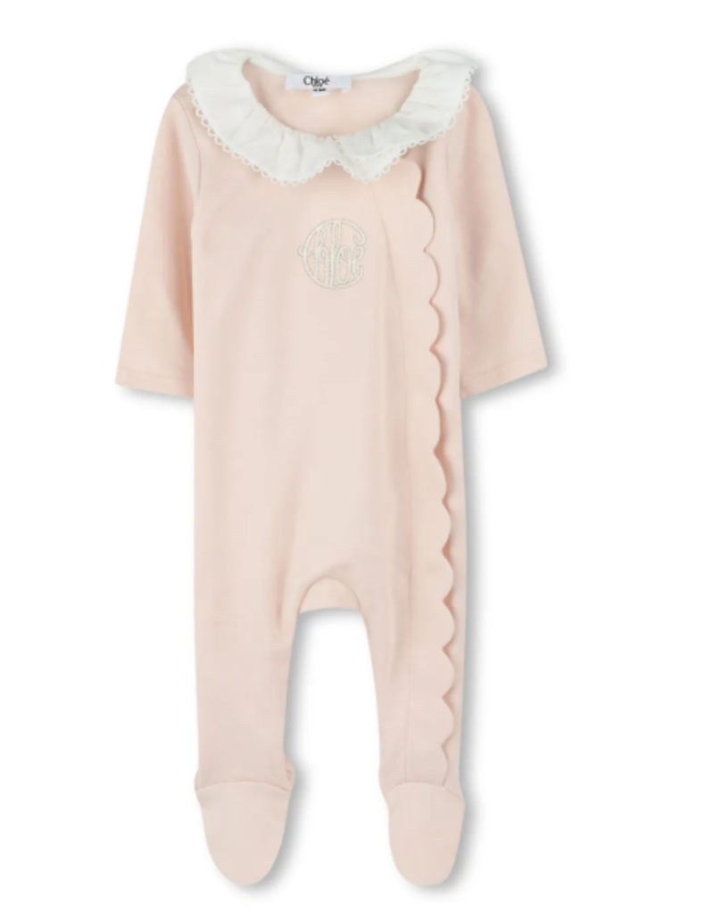 Chloé Chloé - Newborn set - Kruippakje roze en slab