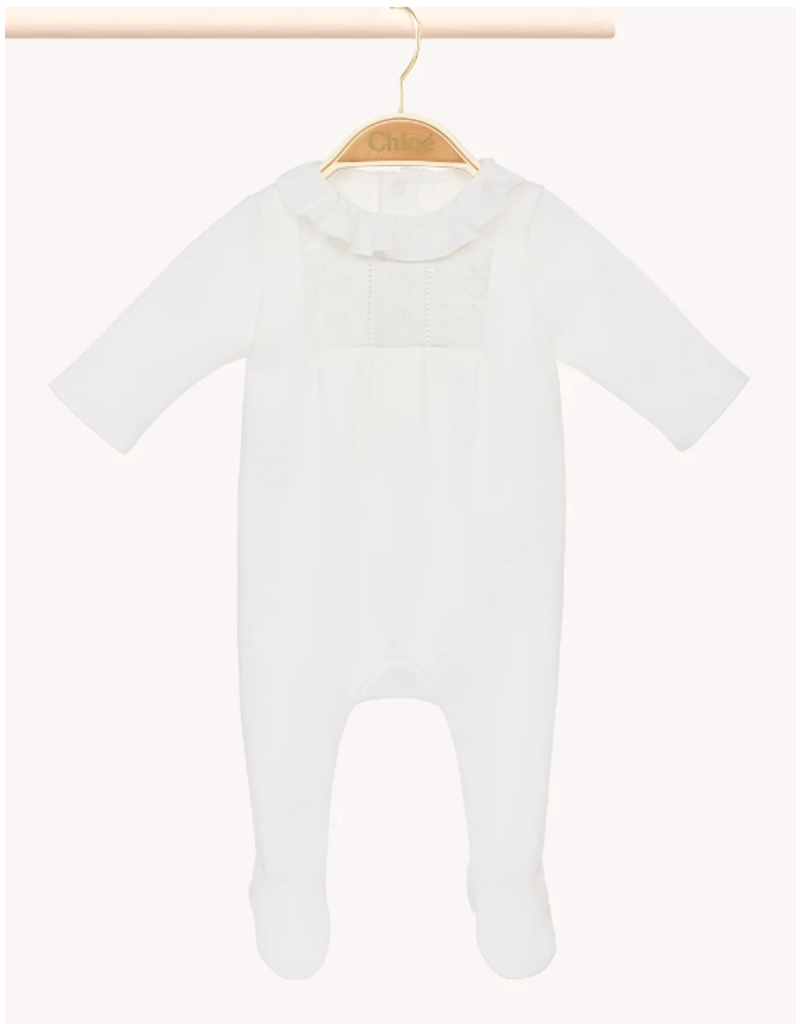 Chloé Chloé - Newborn set - Kruippakje, slab en muts