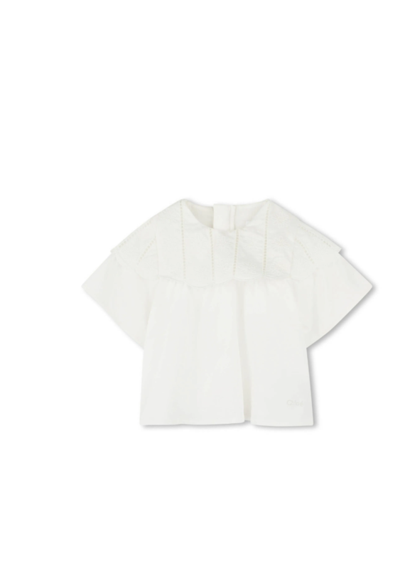Chloé Chloé - Blouse wit - bloemen