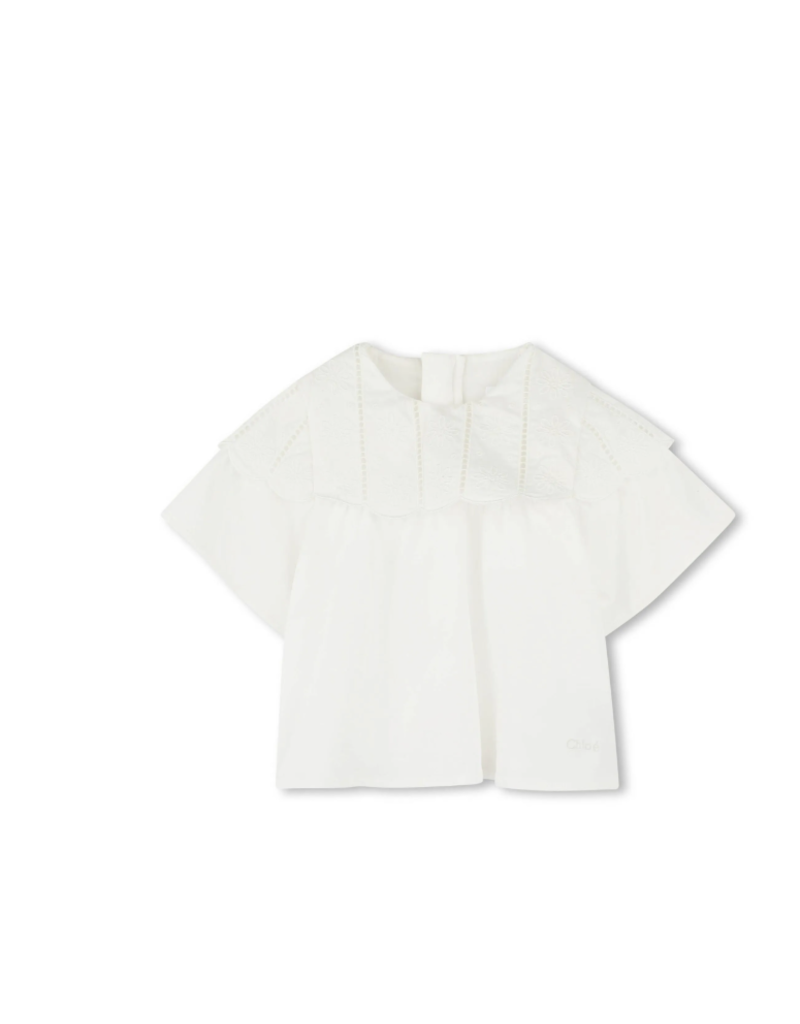 Chloé Chloé - Blouse wit - bloemen