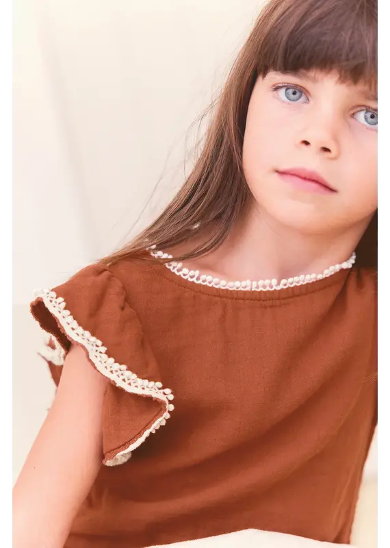 Bonton Bonton - Top Lolita - bruin