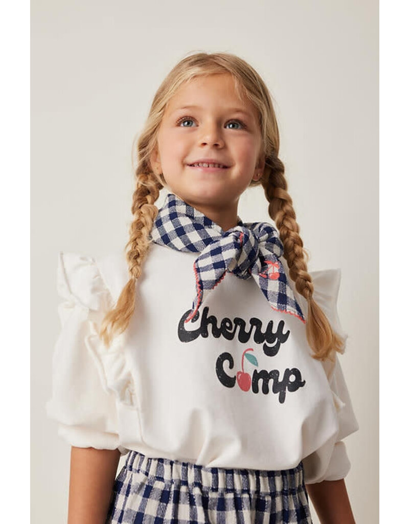 Tocoto Vintage - Trui Cherry Camp off white