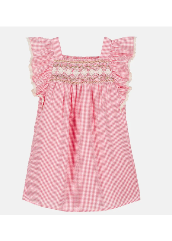 Louise Misha Jurk Martine - Vichy roze