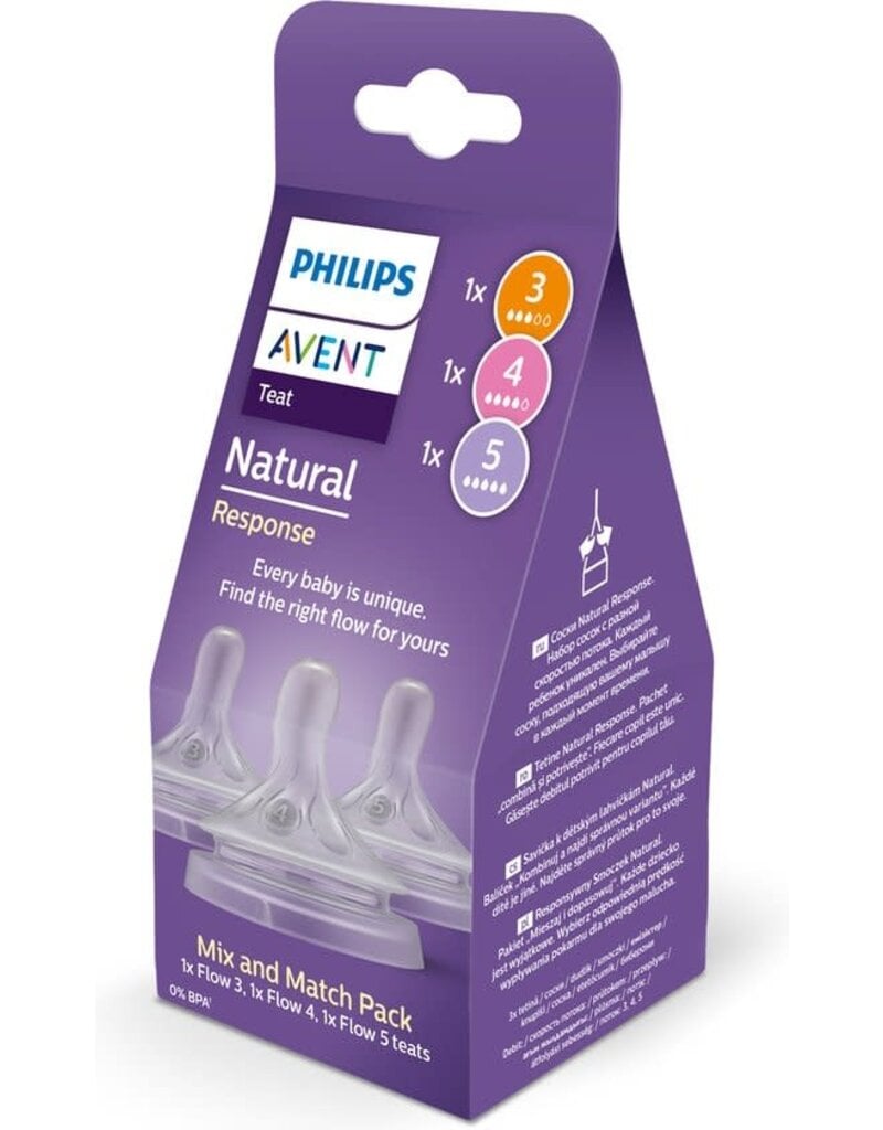 Avent Philips Avent - Natural-zuigspeen 3.0 -  Multi size pack