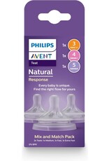 Avent Philips Avent - Natural-zuigspeen 3.0 -  Multi size pack