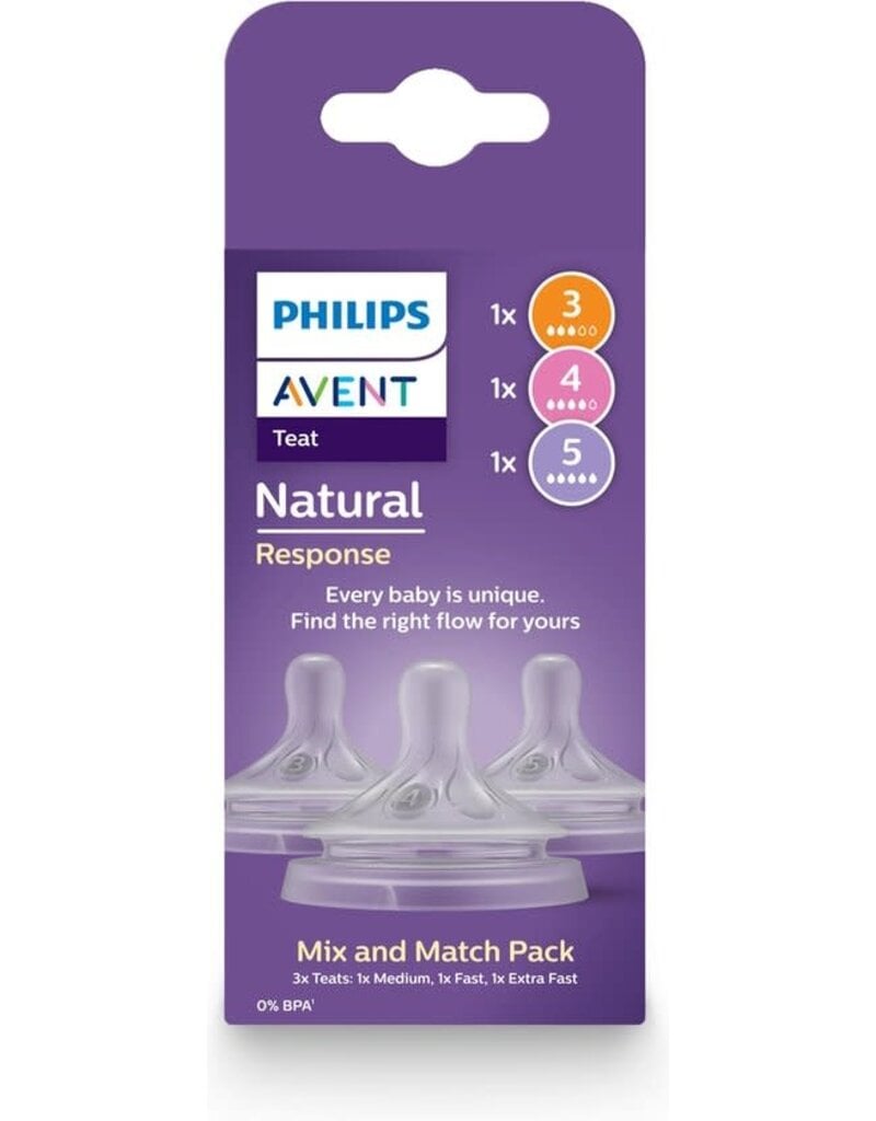 Avent Philips Avent - Natural-zuigspeen 3.0 -  Multi size pack
