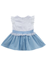 Natini Natini jurk-Rozanne-white/blue