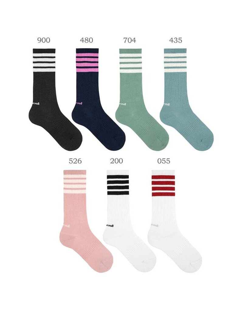 Condor Sportieve striped kousen - roze