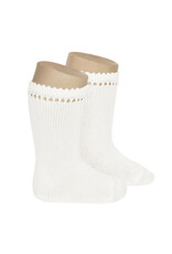 Ceremonie (knitted) kousjes maat T000 - wit