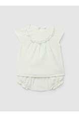 Laranjinha Laranjinha set Polka dots licht groen