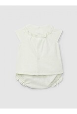 Laranjinha Laranjinha set Polka dots licht groen