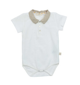 Baby Gi Baby Gi- body ivory-kraagje 12m