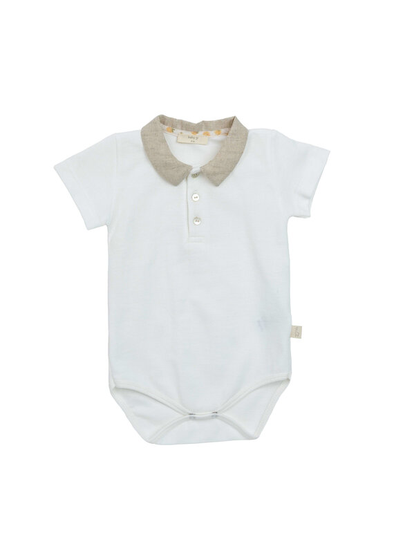 Baby Gi Baby Gi- body ivory-kraagje 12m
