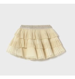 mayoral Mayoral - Tulle glitter goude rok