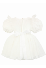 jamiks Jurk GOLDIE met bloemen - off white