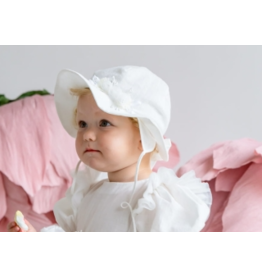 jamiks Zonnehoed - Goldie met bloemen offwhite