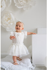 jamiks Jurk Marislava - Off white met bloemen