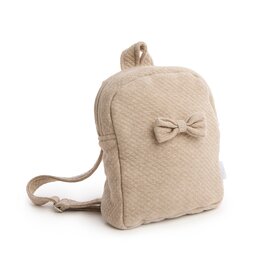 living nature Rugzak Céline - Beige - Gepersonaliseerd