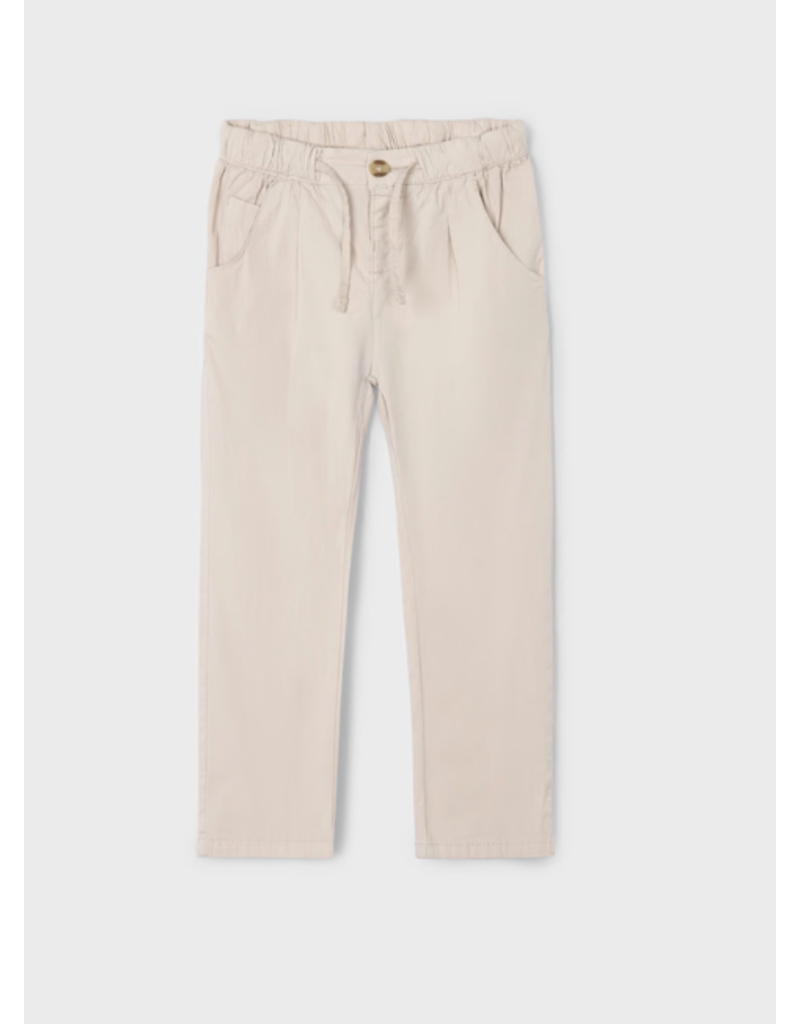 mayoral Mayoral - broek beige met touwtjes