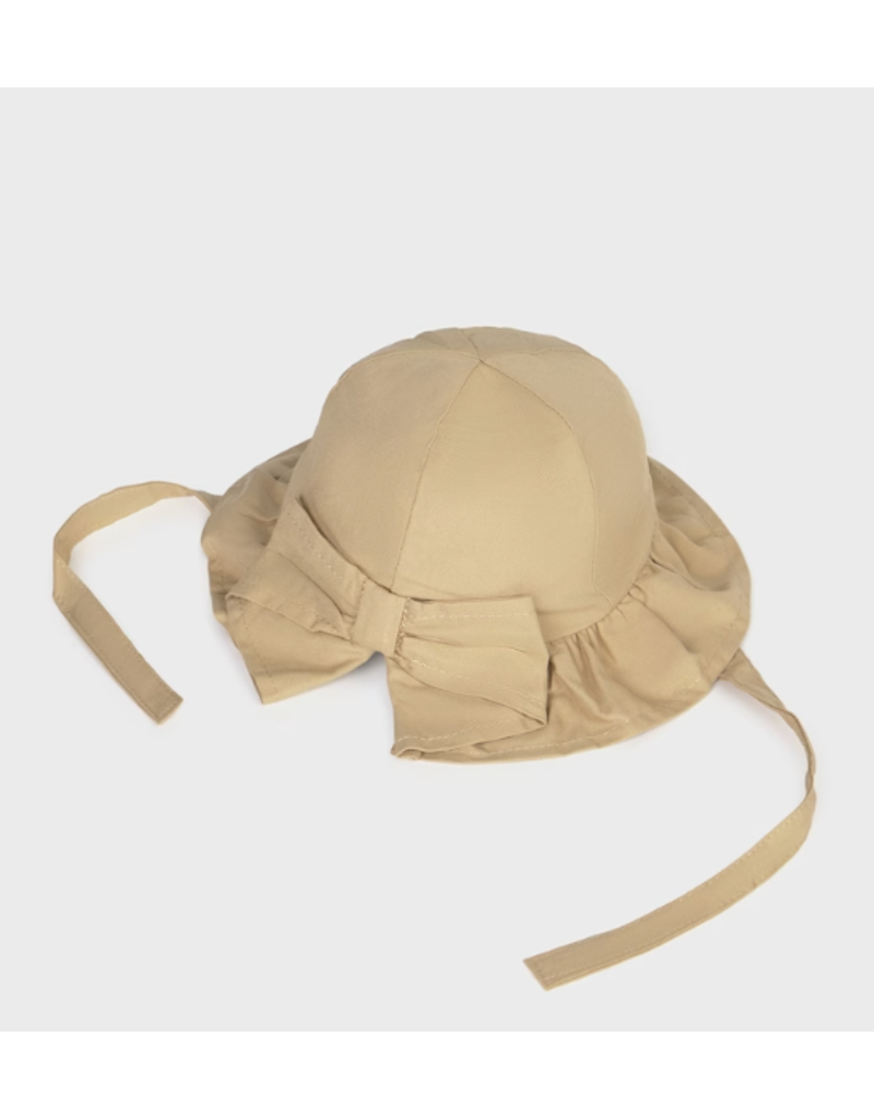 mayoral Mayoral - zonnehoed strik - beige maat 48