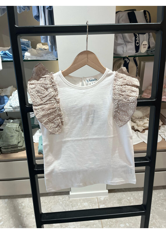 Lalalù - Offwhite T-shirt Lily